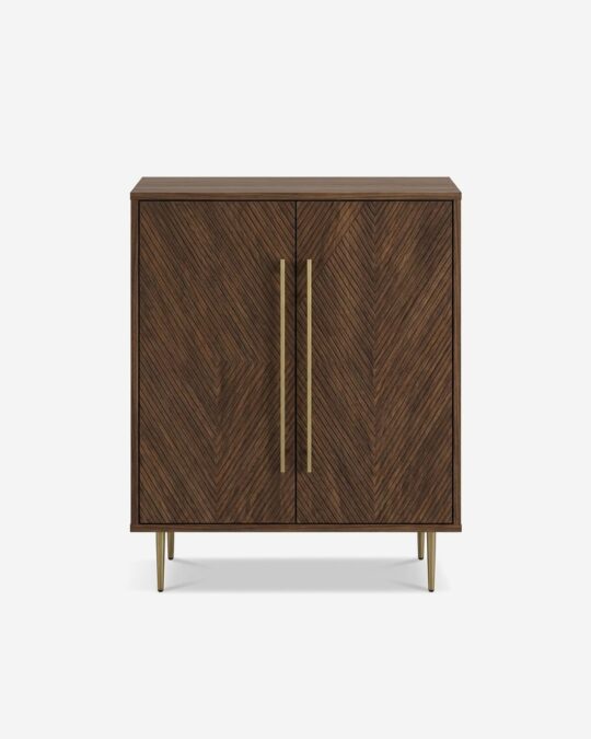 Walnut Double Cabinet